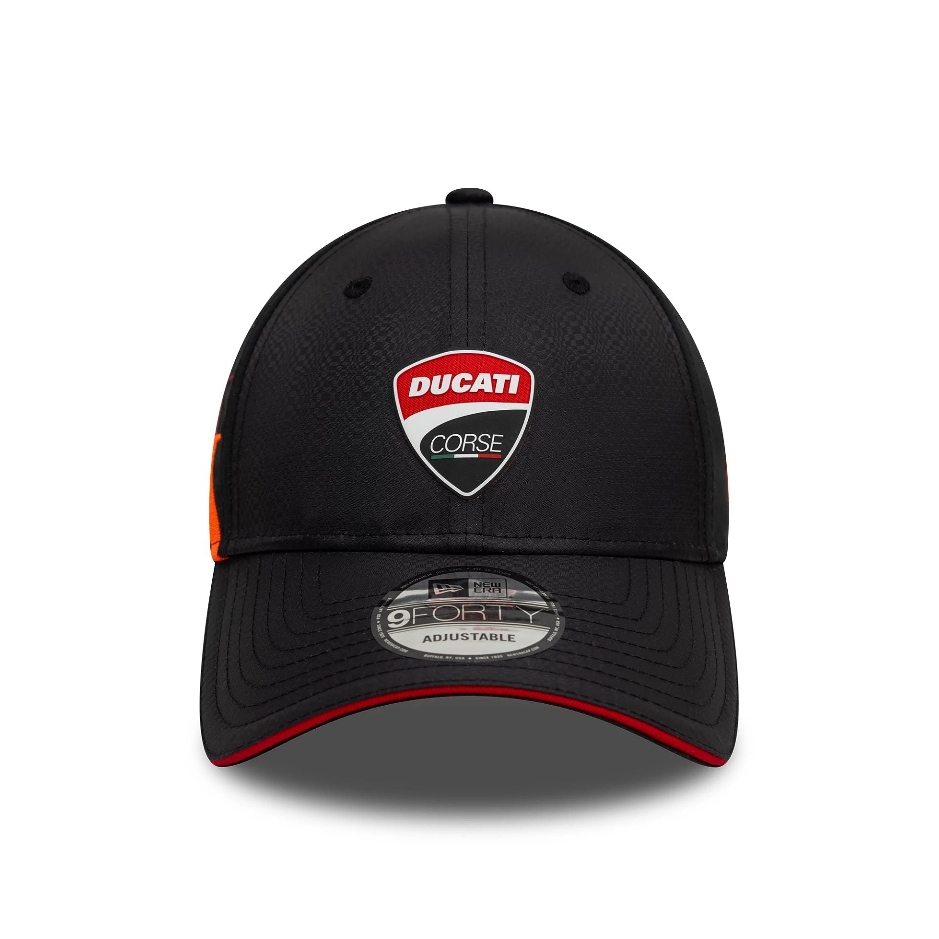 This is a Ducati Motor Logo Gradient Print Black 9FORTY Adjustable Cap 2