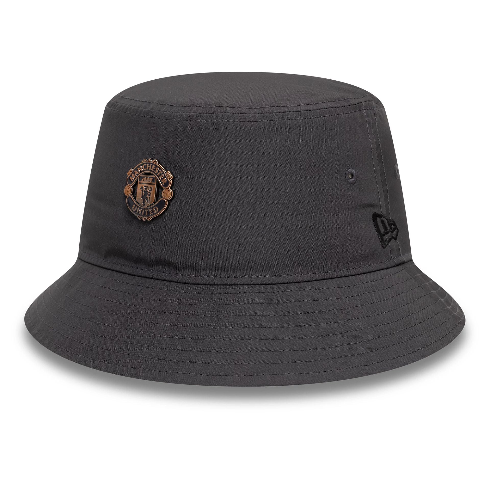 This is a Manchester United FC Bronze Dark Grey Bucket Adjustable Cap 1