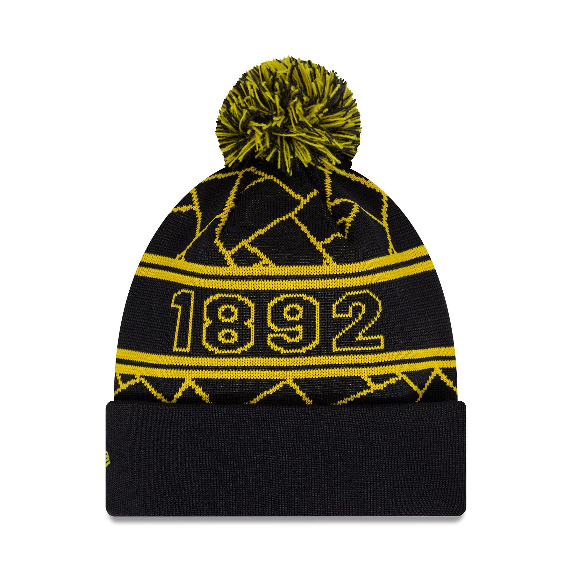 This is a Newcastle United FC Navy Sport Knit Beanie Hat 2