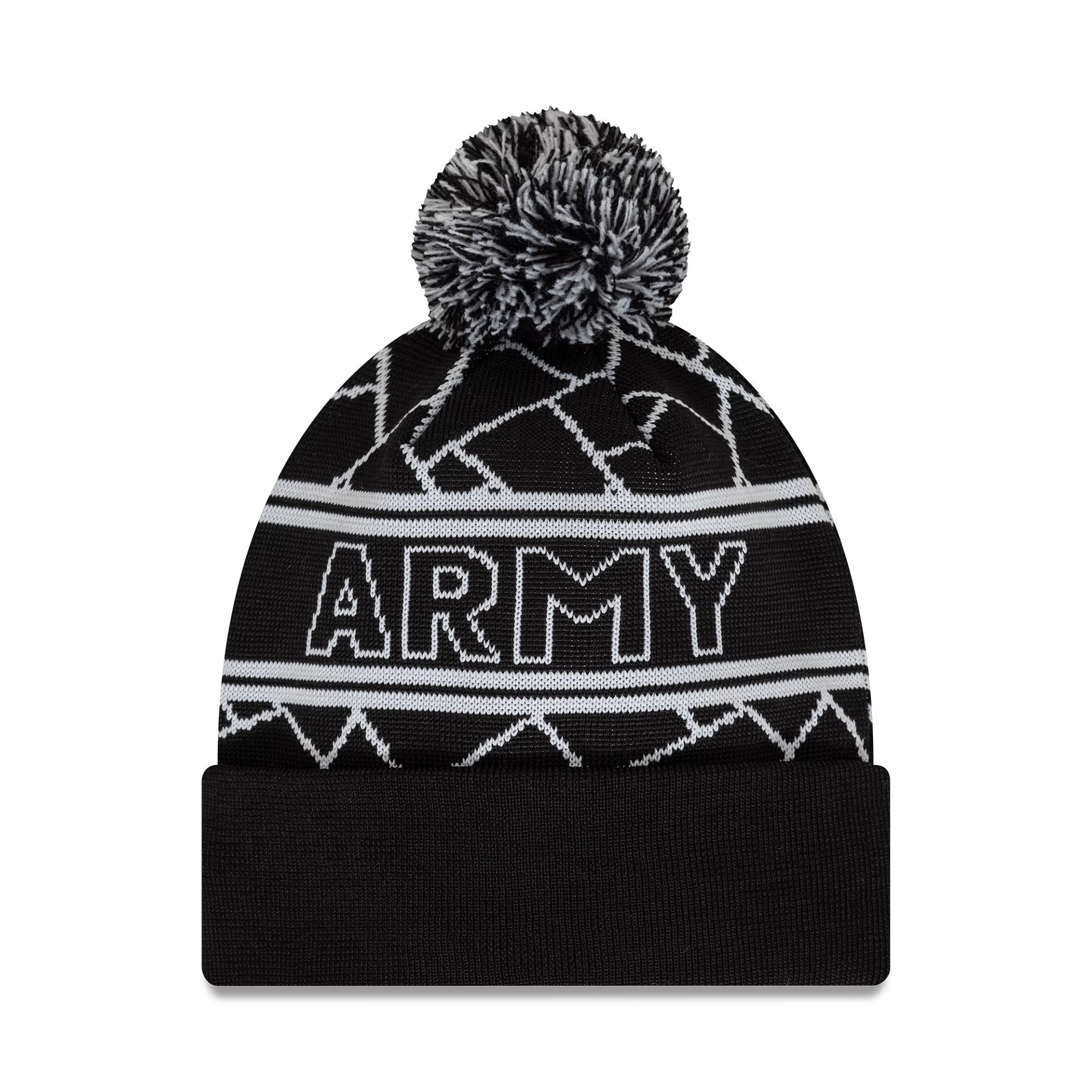 This is a Newcastle United FC Black Sport Knit Beanie Hat 2