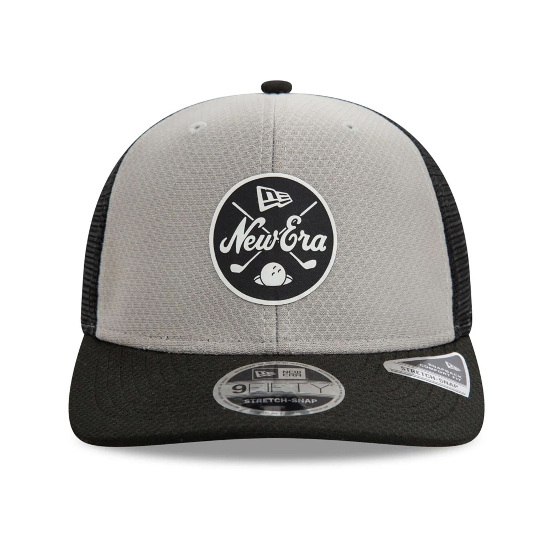 This is a New Era Hex Era Black 9FIFTY Stretch Snap Snapback Adjustable Cap 2