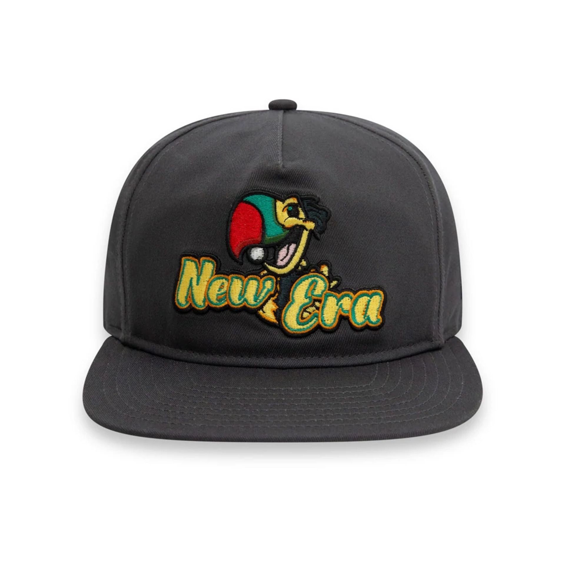 This is a Recycled New Era Toucan Dark Grey Golfer Adjustable Cap 2