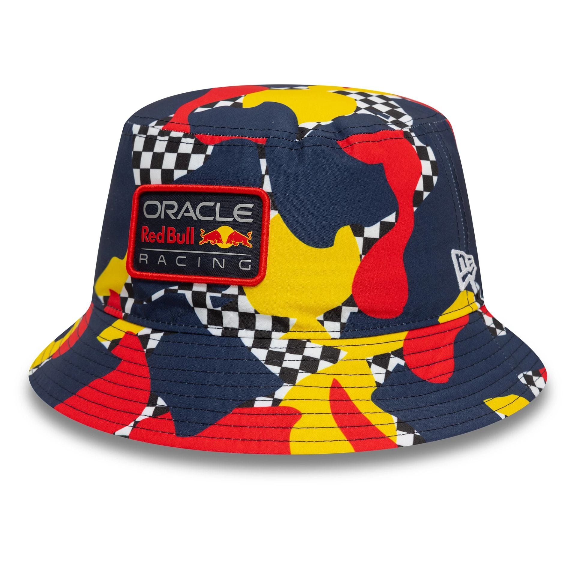 This is a Red Bull Racing Abstract Dark Blue Bucket Hat 1