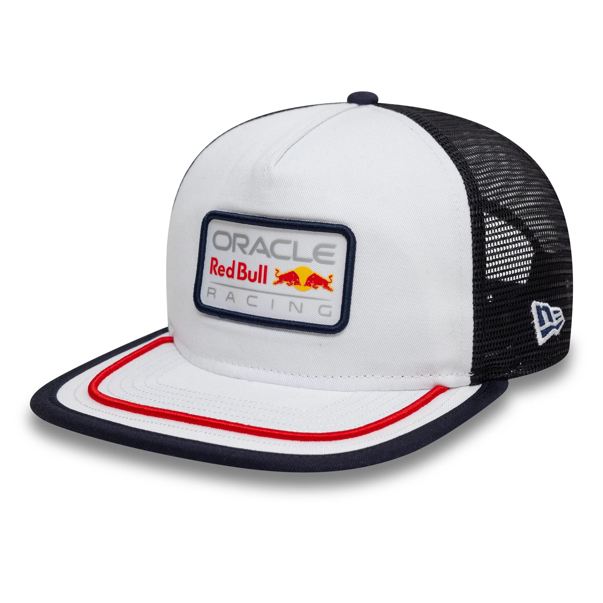 This is a Red Bull Racing Retro White Golfer Adjustable Cap 1