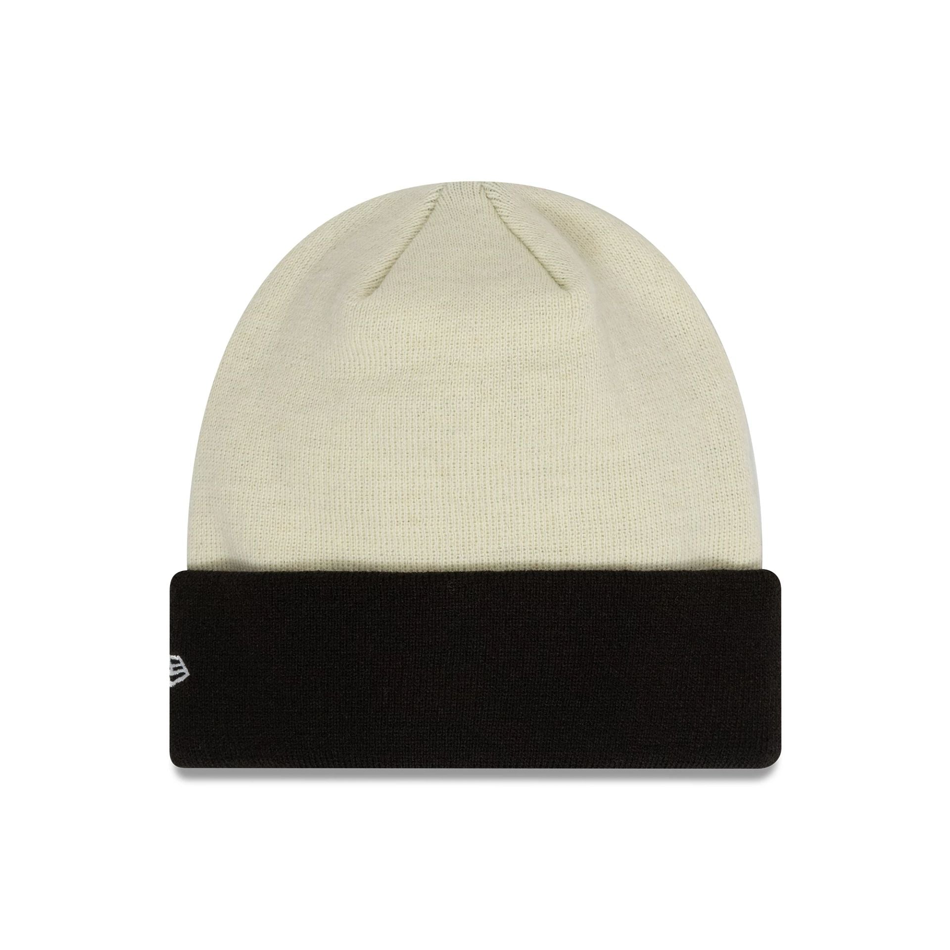 This is a Stade Toulousain Contrast Cream Cuff Knit Beanie Hat 2