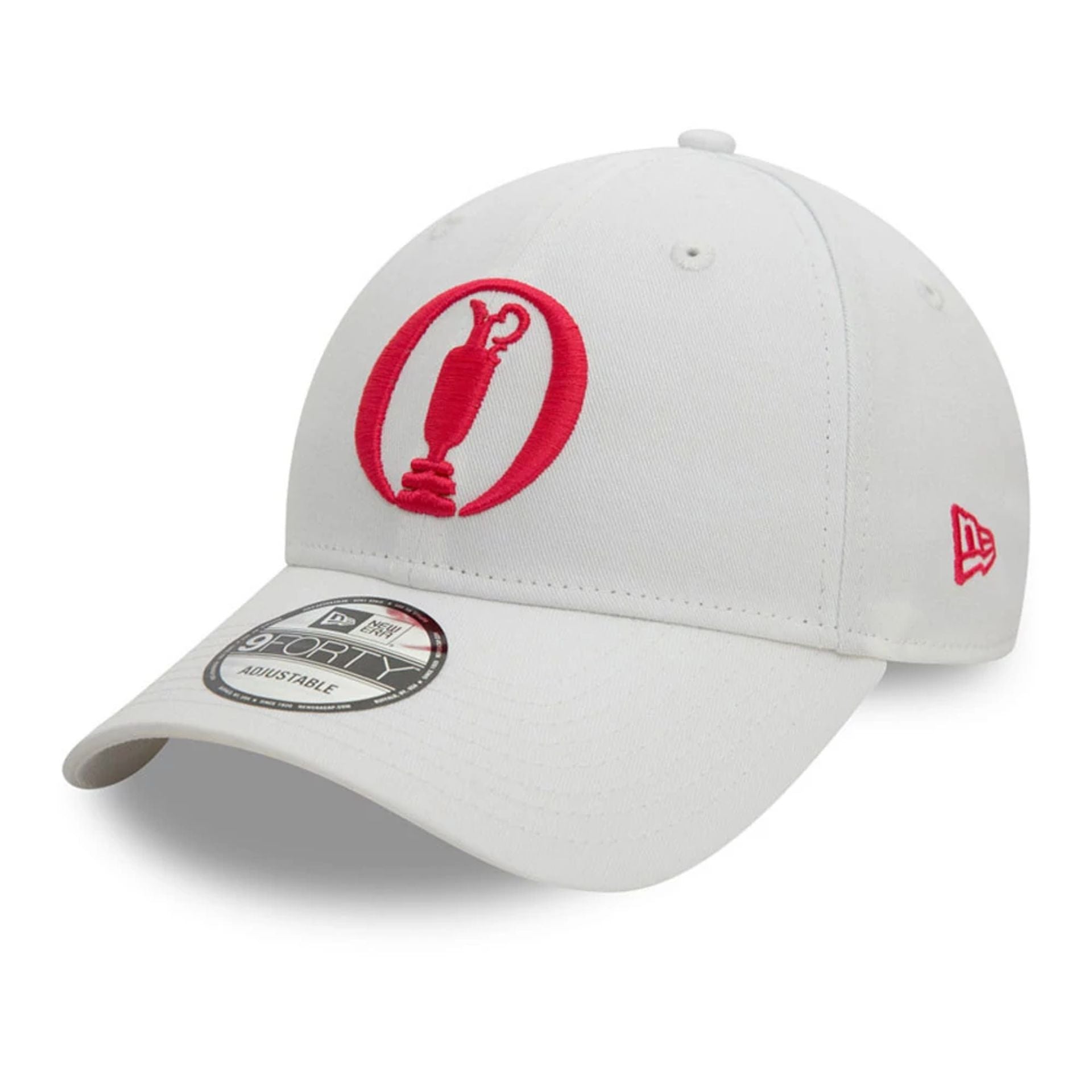 This is a The Open Championships Seasonal White 9FORTY Adjustable Cap 1