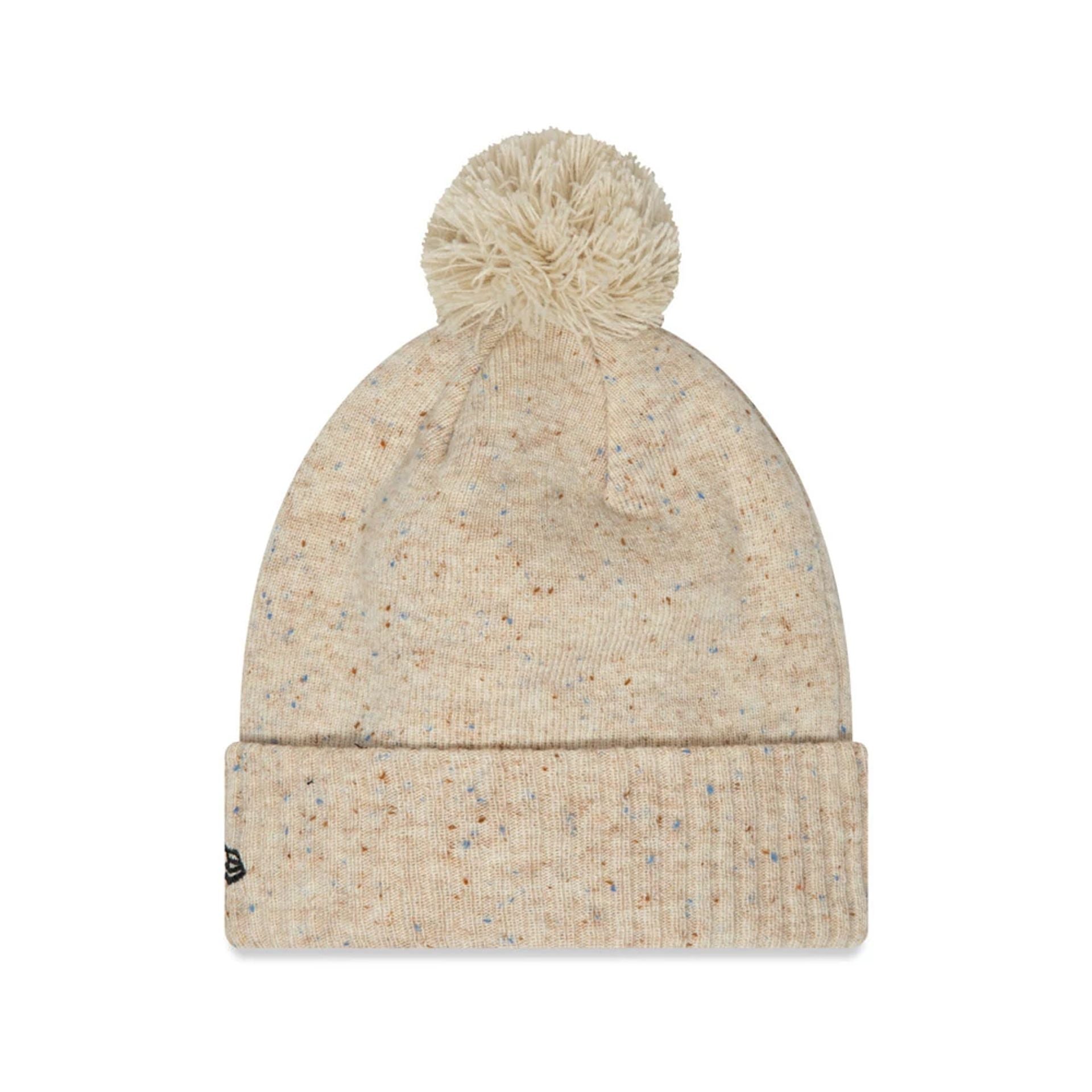 This is a The Open Championships Fleck Cream Bobble Knit Beanie Hat 2