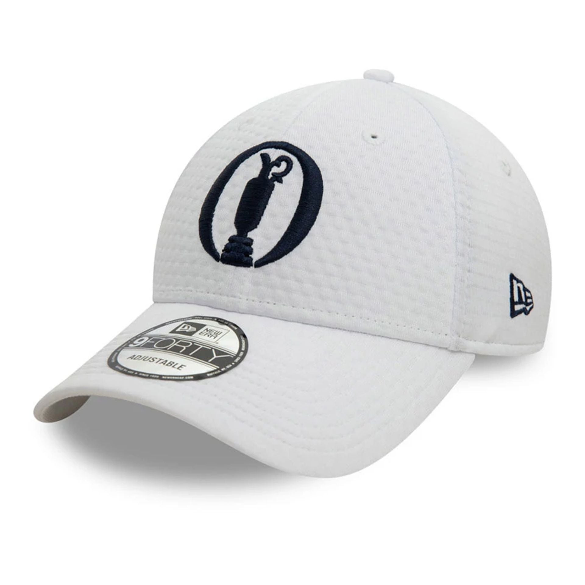 This is a The Open Championships Maxweave Mesh White 9FORTY Adjustable Cap 1