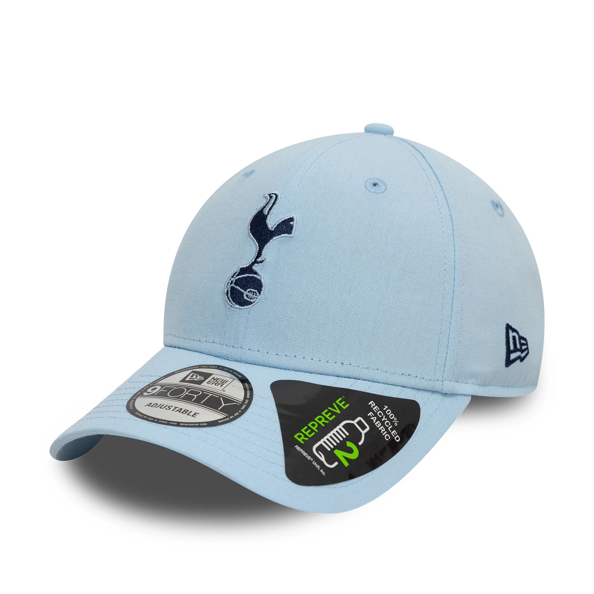 This is a Repreve® Tottenham Hotspur FC Seasonal Pastel Blue 9FORTY Adjustable Cap 1