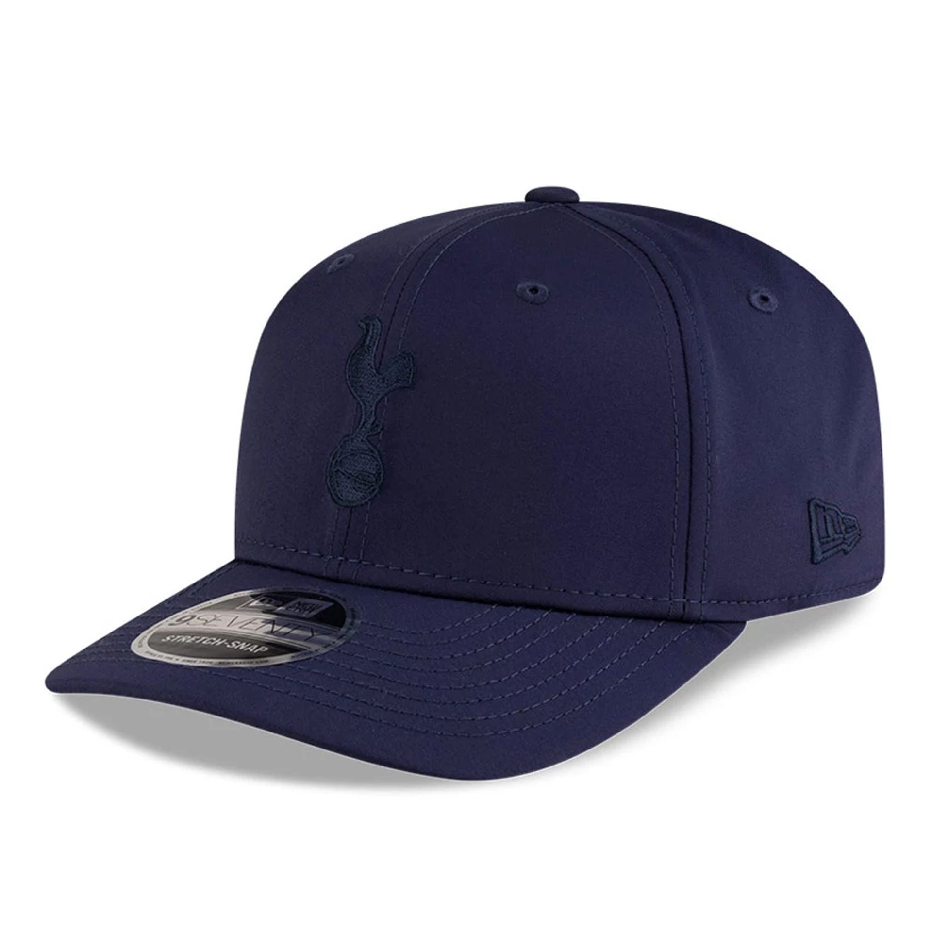 This is a Tottenham Hotspur FC Core Navy 9SEVENTY Stretch Snap Adjustable Cap 1