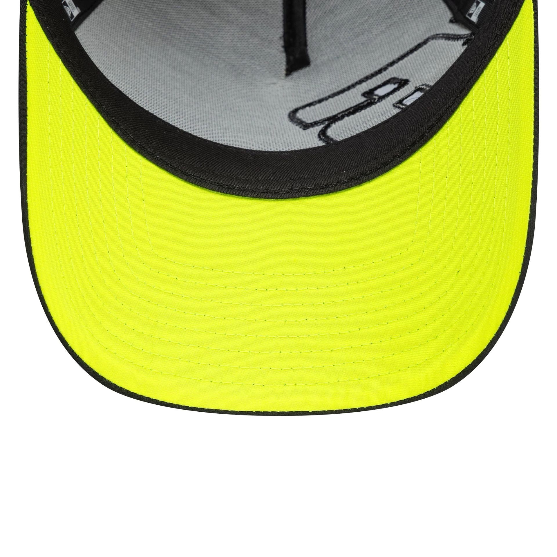 This is a VR46 Moon Sun Black 9FORTY A-Frame Trucker Adjustable Cap 2