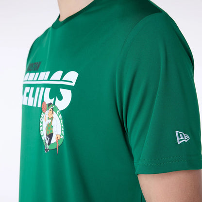 The Male model is wearing Boston Celtics NBA Essentials Green T-Shirt 5