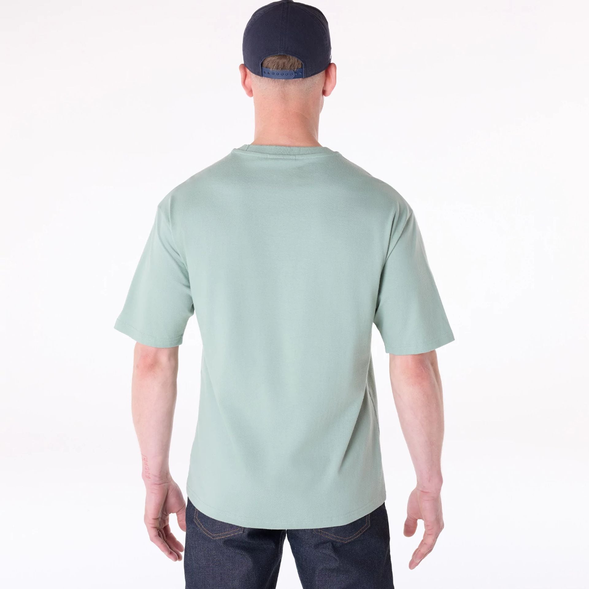 The Male model is wearing St. Louis Cardinals MLB Fruit Pastel Green T-Shirt 2