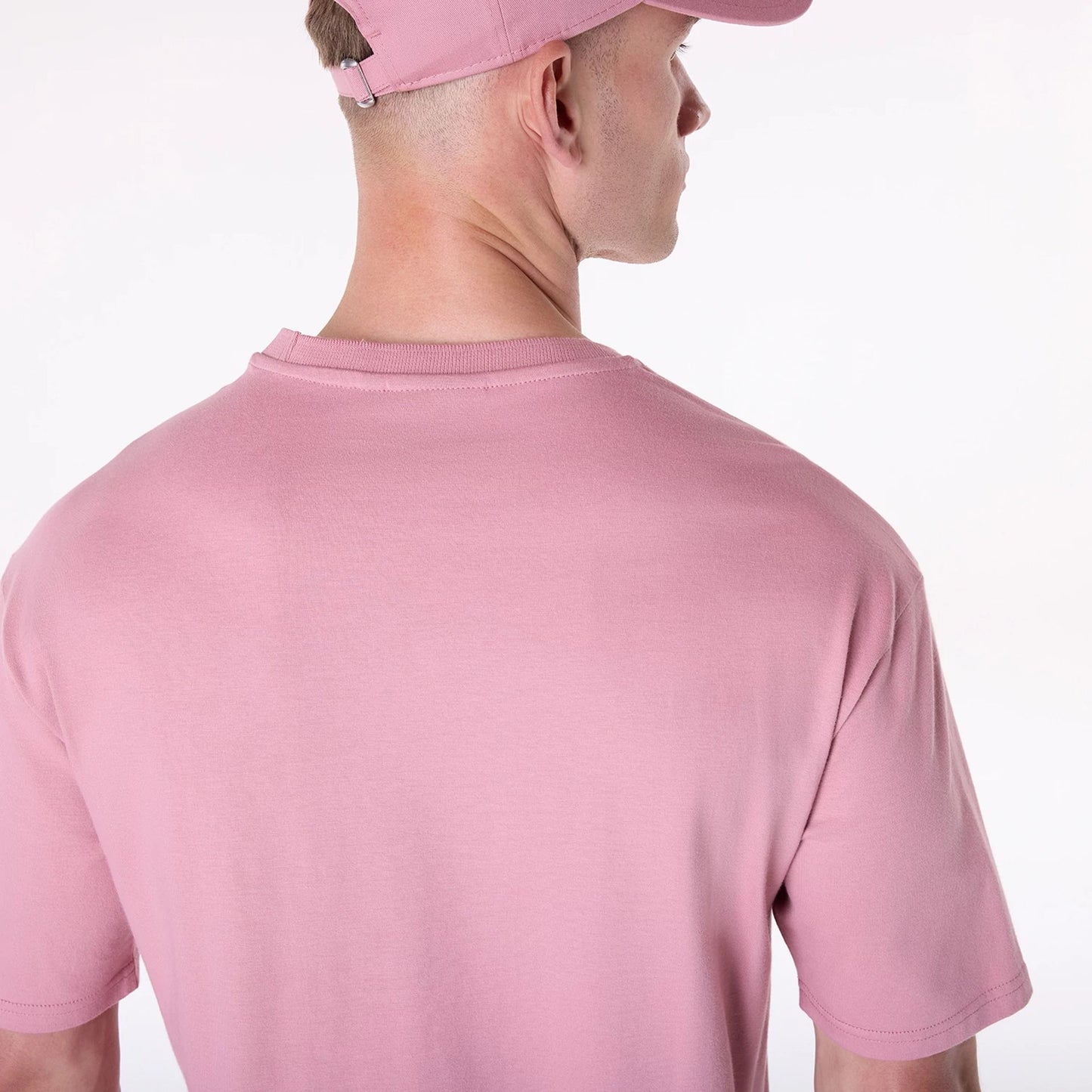 The Male model is wearing New York Yankees MLB Fruit Dark Pink T-Shirt 6