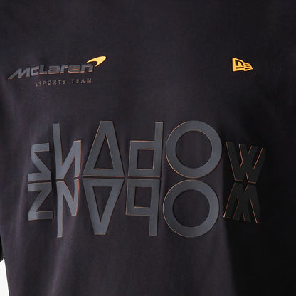 The Male model is wearing McLaren Racing Shadow Black Oversized T-Shirt 5