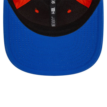 This is a Jijantes FC Kings League Draft Orange 9SEVENTY Stretch Snap Adjustable Cap 4