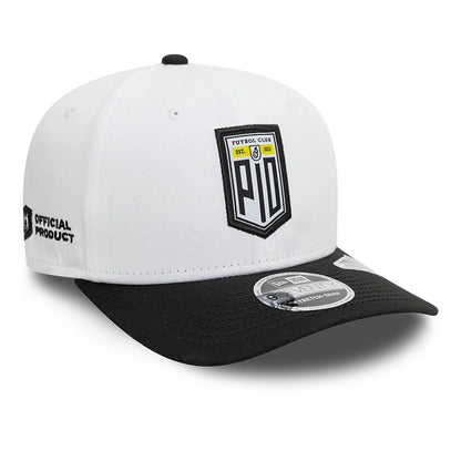 This is a PIO FC Kings League Draft White 9SEVENTY Stretch Snap Adjustable Cap 1