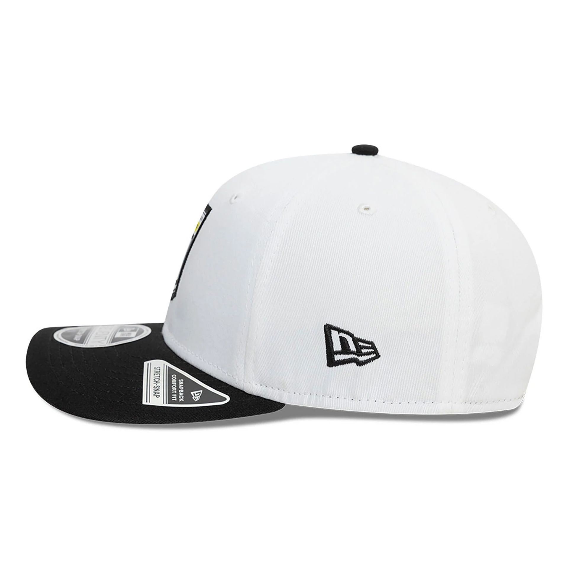 This is a PIO FC Kings League Draft White 9SEVENTY Stretch Snap Adjustable Cap 7