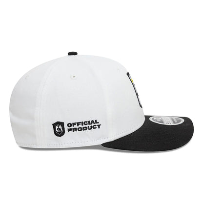 This is a PIO FC Kings League Draft White 9SEVENTY Stretch Snap Adjustable Cap 6