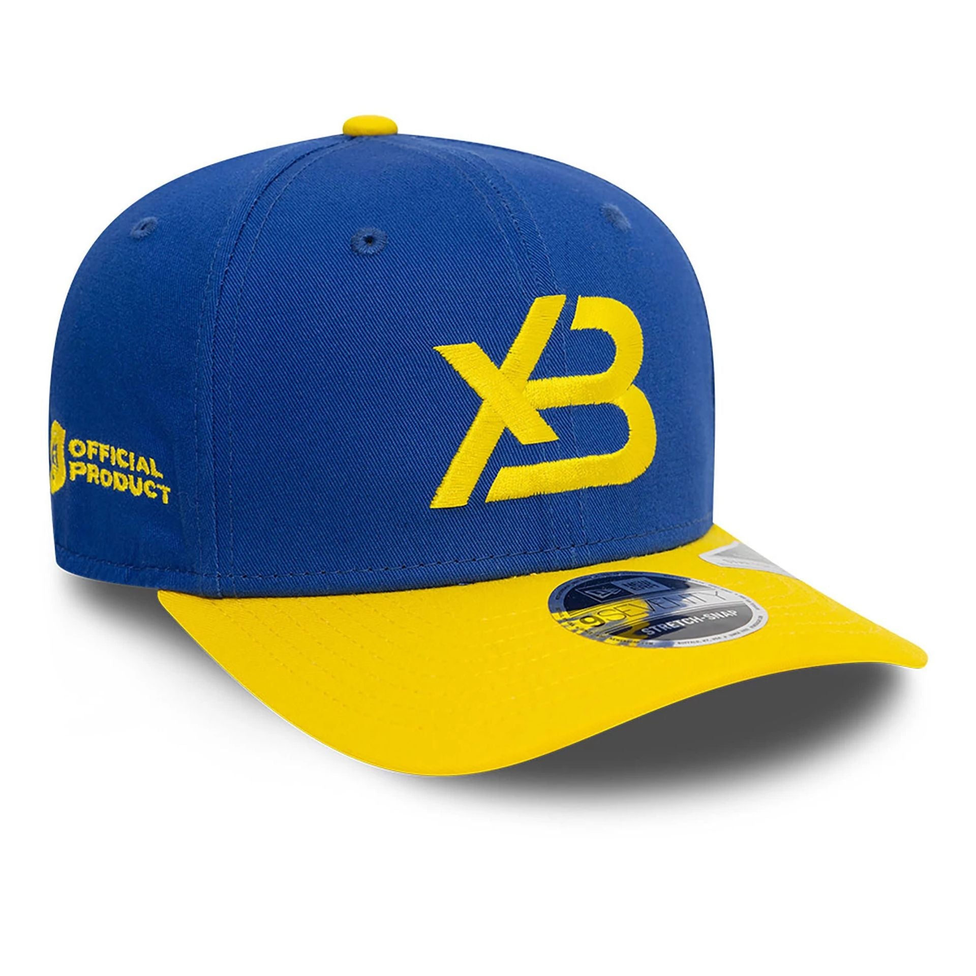 This is a XB FC Kings League Draft Blue 9SEVENTY Stretch Snap Adjustable Cap 1