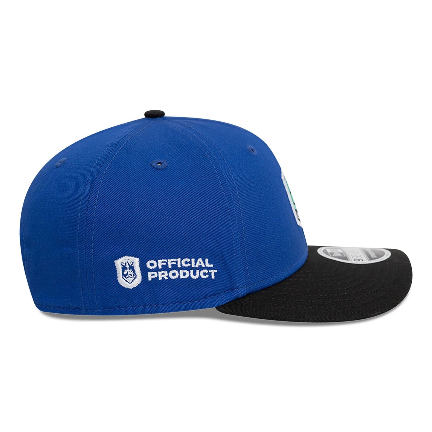 This is a El Barrio FC Kings League Draft Blue 9SEVENTY Stretch Snap Adjustable Cap 7