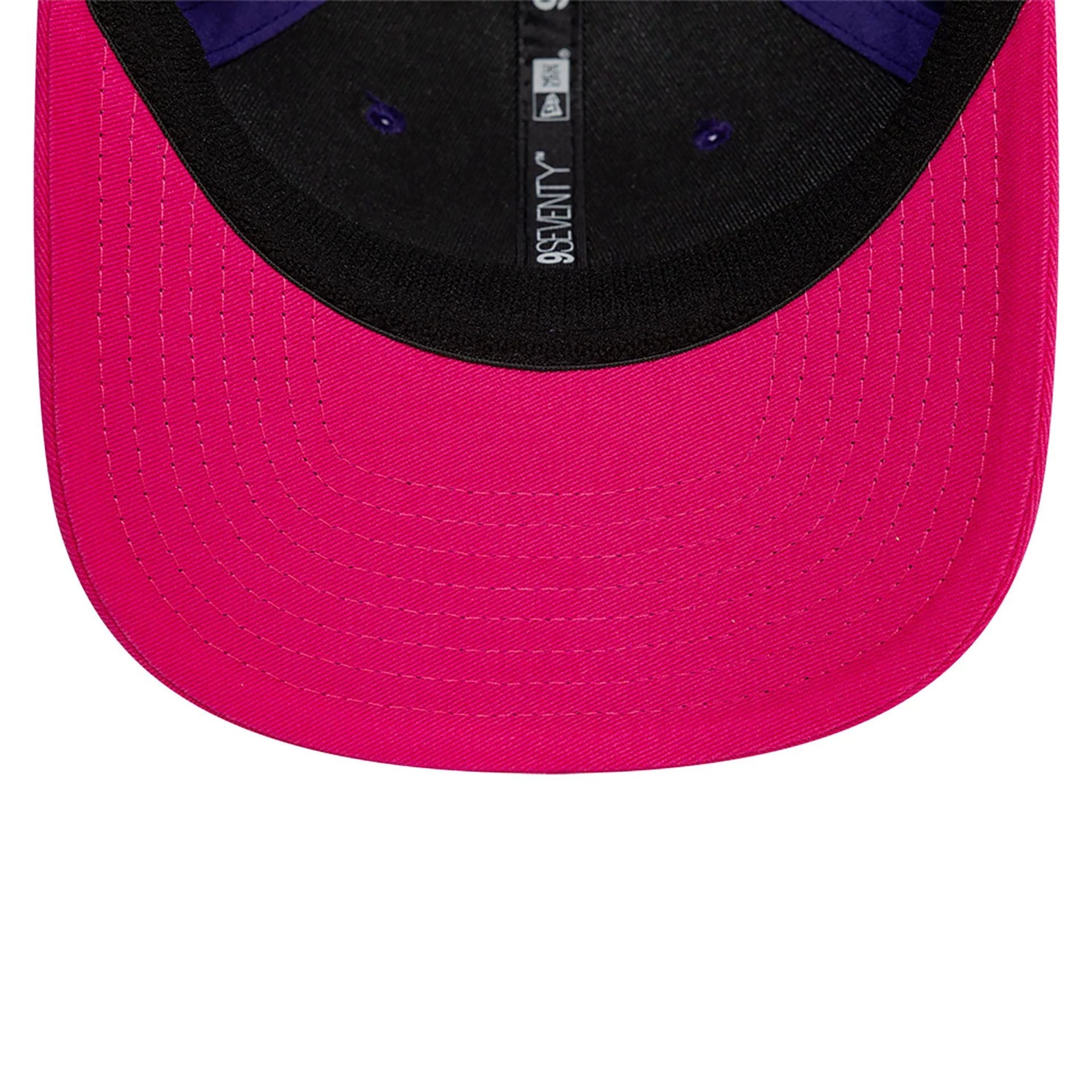 This is a 1K FC Kings League Draft Dark Purple 9SEVENTY Stretch Snap Adjustable Cap 4