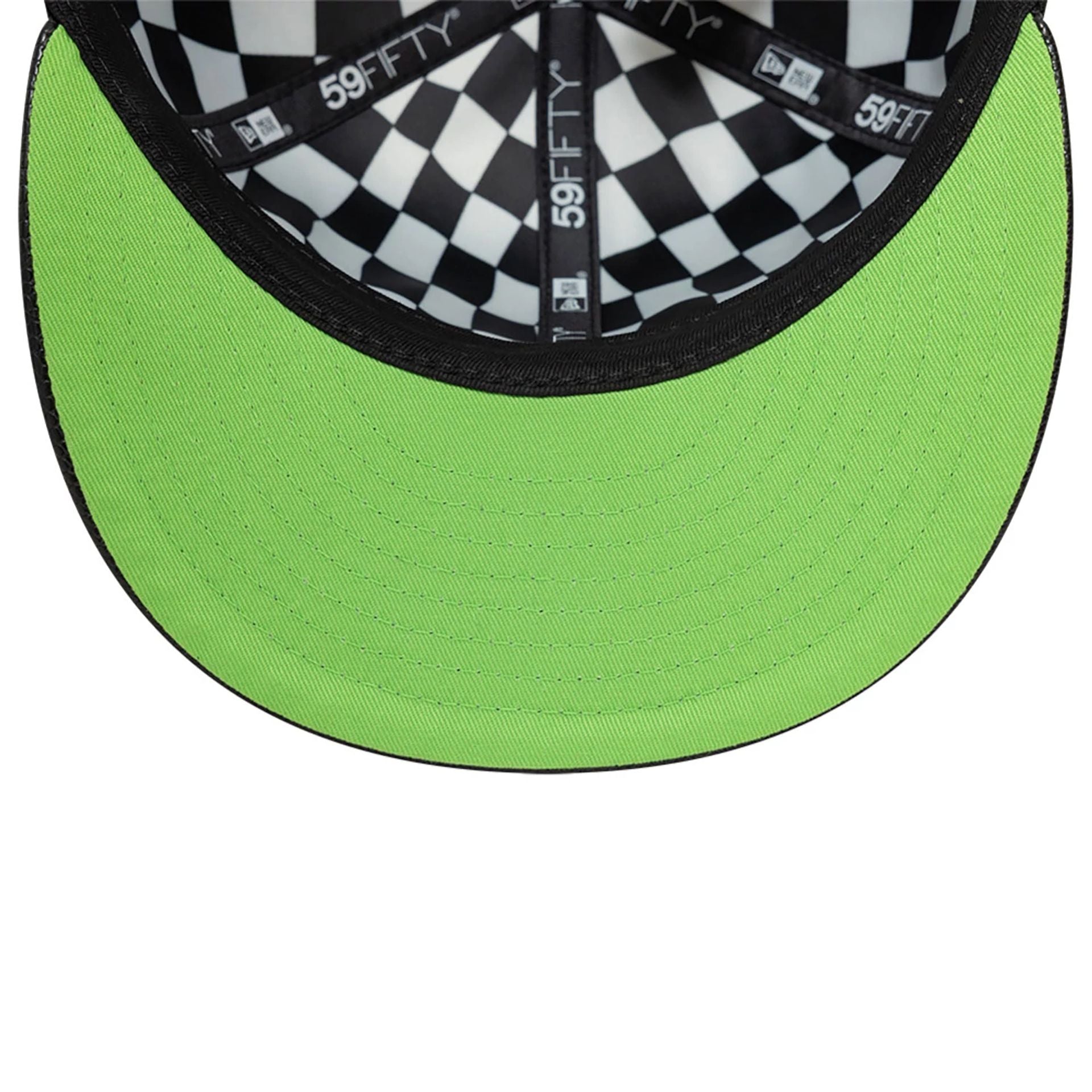 This is a Beetlejuice Worm Black 59FIFTY Fitted Cap 2