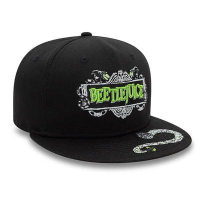 This is a Beetlejuice Visor Black 9FIFTY Snapback Adjustable Cap 4