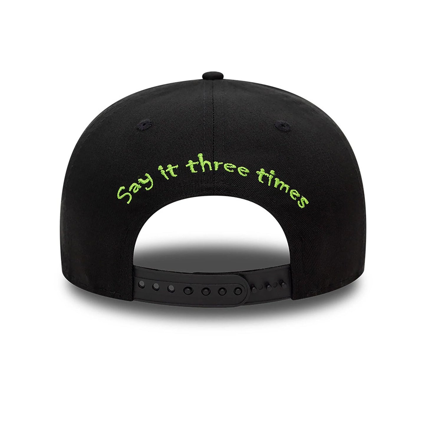 This is a Beetlejuice Visor Black 9FIFTY Snapback Adjustable Cap 5