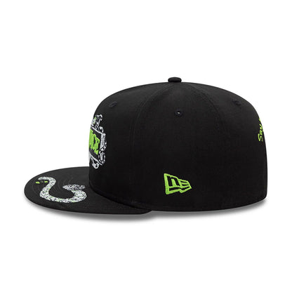 This is a Beetlejuice Visor Black 9FIFTY Snapback Adjustable Cap 7