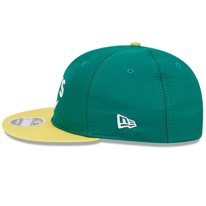 This is a Oakland Athletics Team Colour Black Retro Crown 9FIFTY Clipback Cap 7