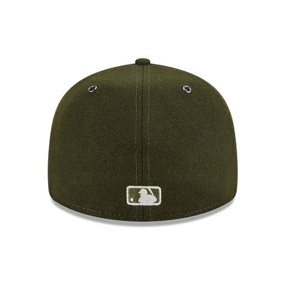 This is a Atlanta Braves Wool Green Retro Crown 59FIFTY Fitted Cap 5