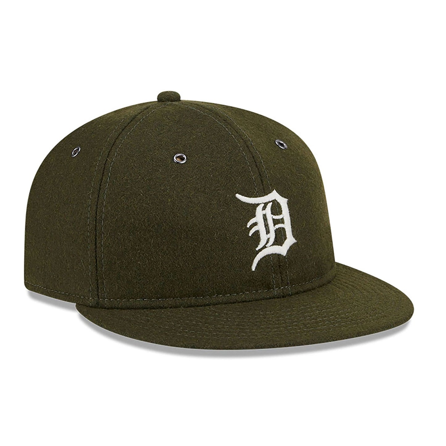 This is a Detroit Tigers Wool Green Retro Crown 59FIFTY Fitted Cap 4