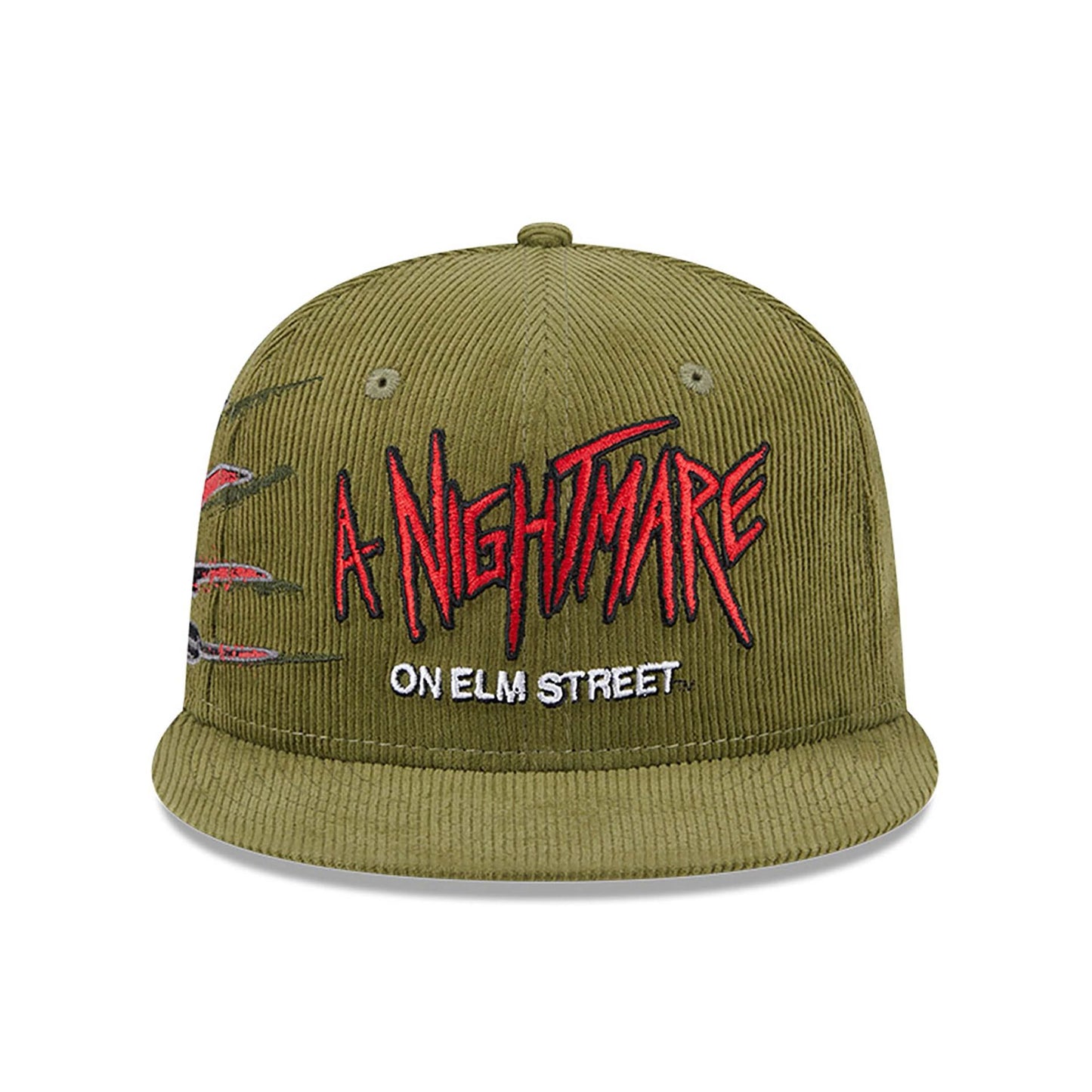 This is a A Nightmare On Elm Street Dark Green 59FIFTY Fitted Cap 3