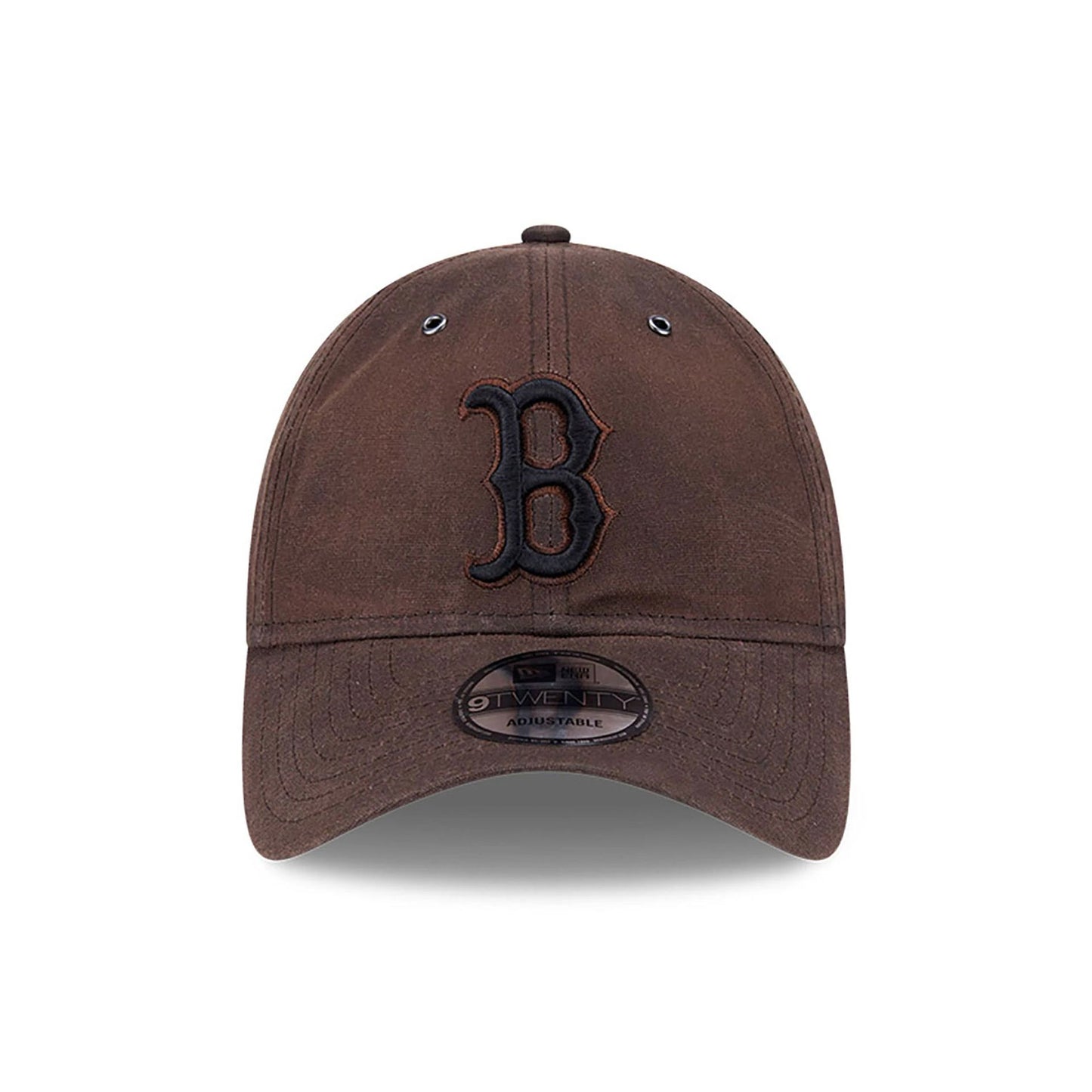 This is a Boston Red Sox Waxed Canvas Dark Brown 9TWENTY Adjustable Cap 2