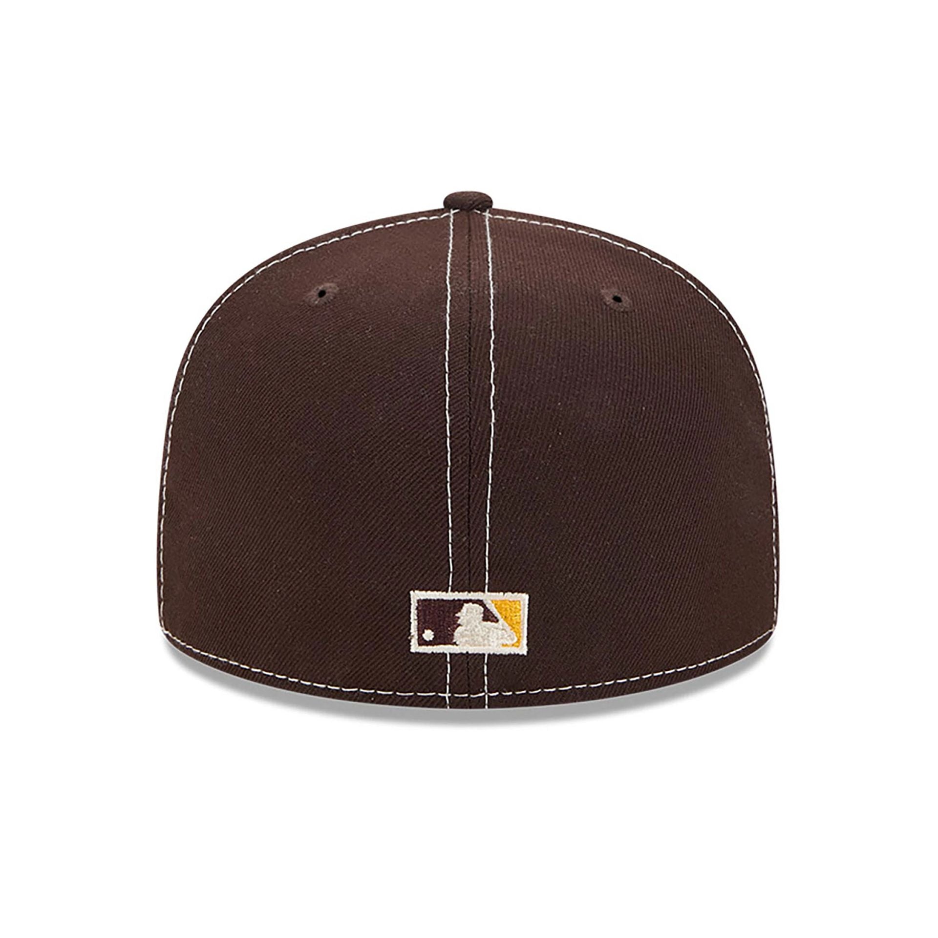 This is a New York Yankees Fall Foliage Dark Brown 59FIFTY Fitted Cap 5