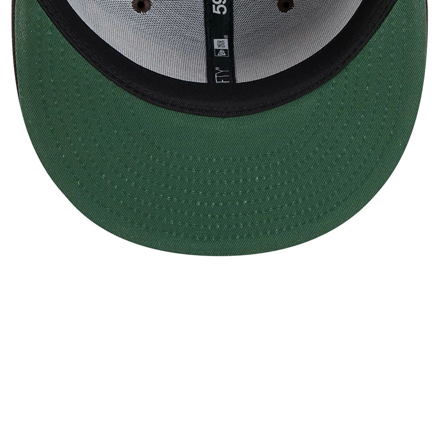 This is a LA Dodgers Fall Foliage Dark Brown 59FIFTY Fitted Cap 2