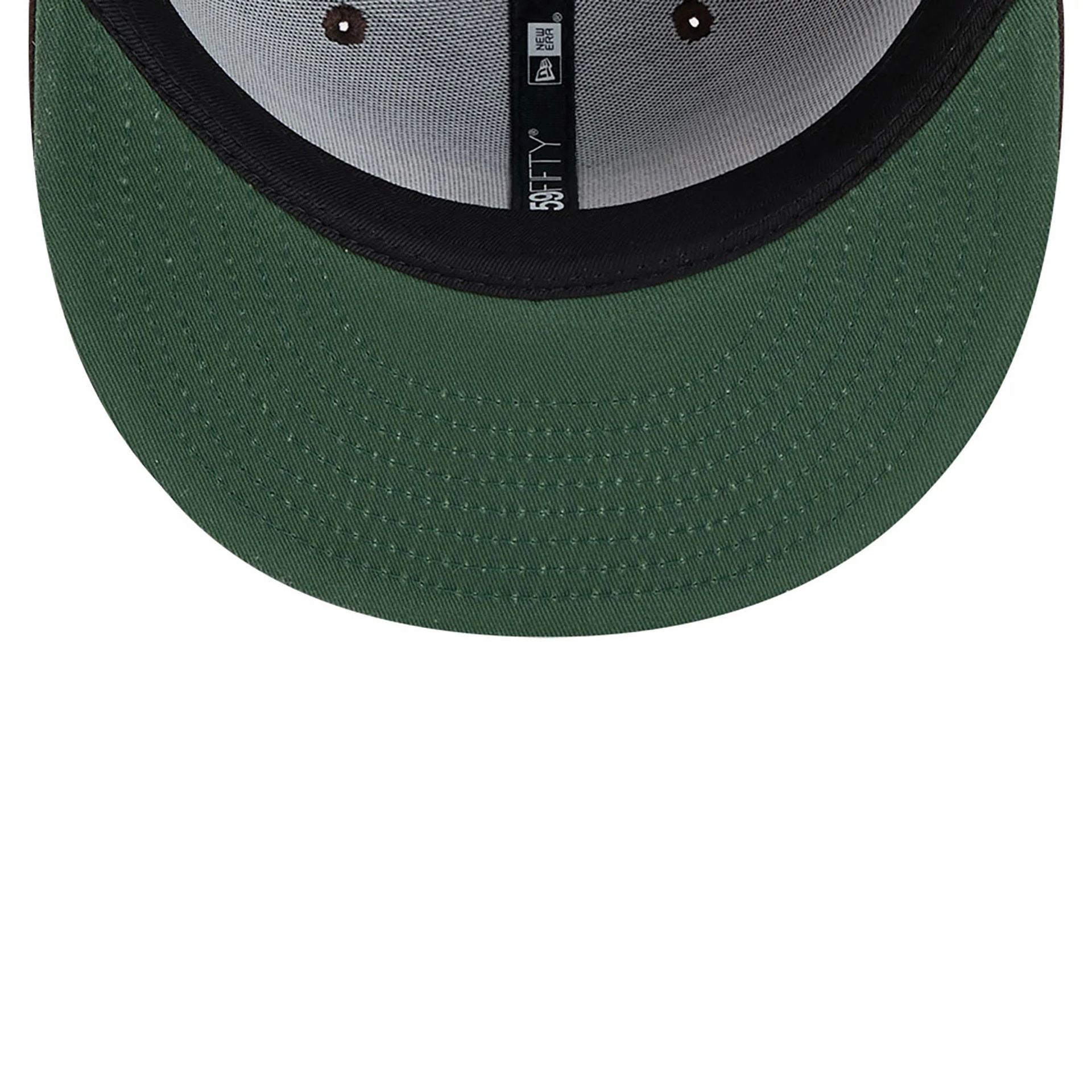 This is a Seattle Mariners Fall Foliage Dark Brown 59FIFTY Fitted Cap 2