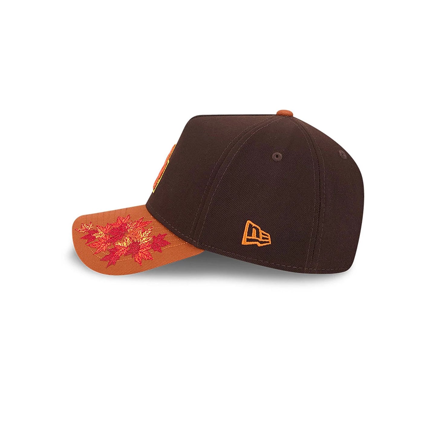 This is a LA Dodgers Fall Foliage Dark Brown 9FORTY A-Frame Adjustable Cap 7