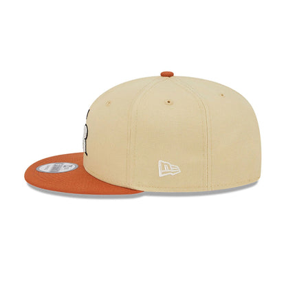 This is a Colorado Rockies Fall Landscape Light Beige 9FIFTY Snapback Cap 7