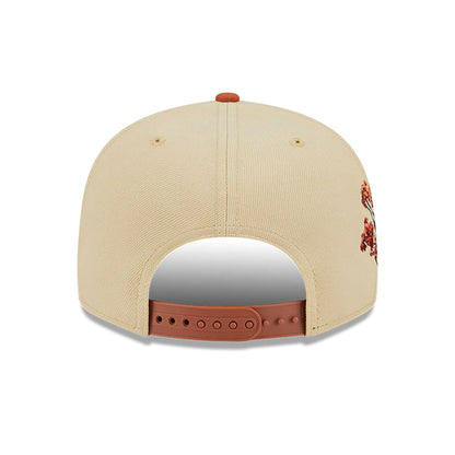 This is a Miami Marlins Fall Landscape Light Beige 9FIFTY Snapback Cap 5