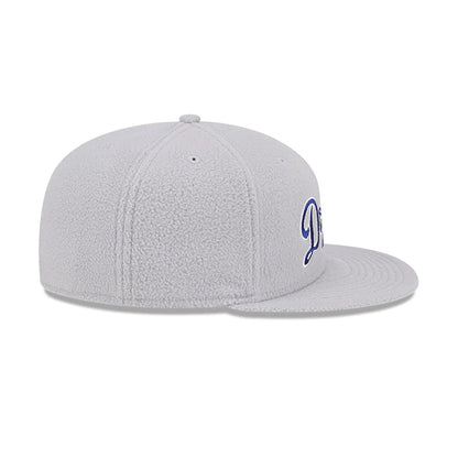 This is a LA Dodgers Fleece Grey 59FIFTY Fitted Cap 6