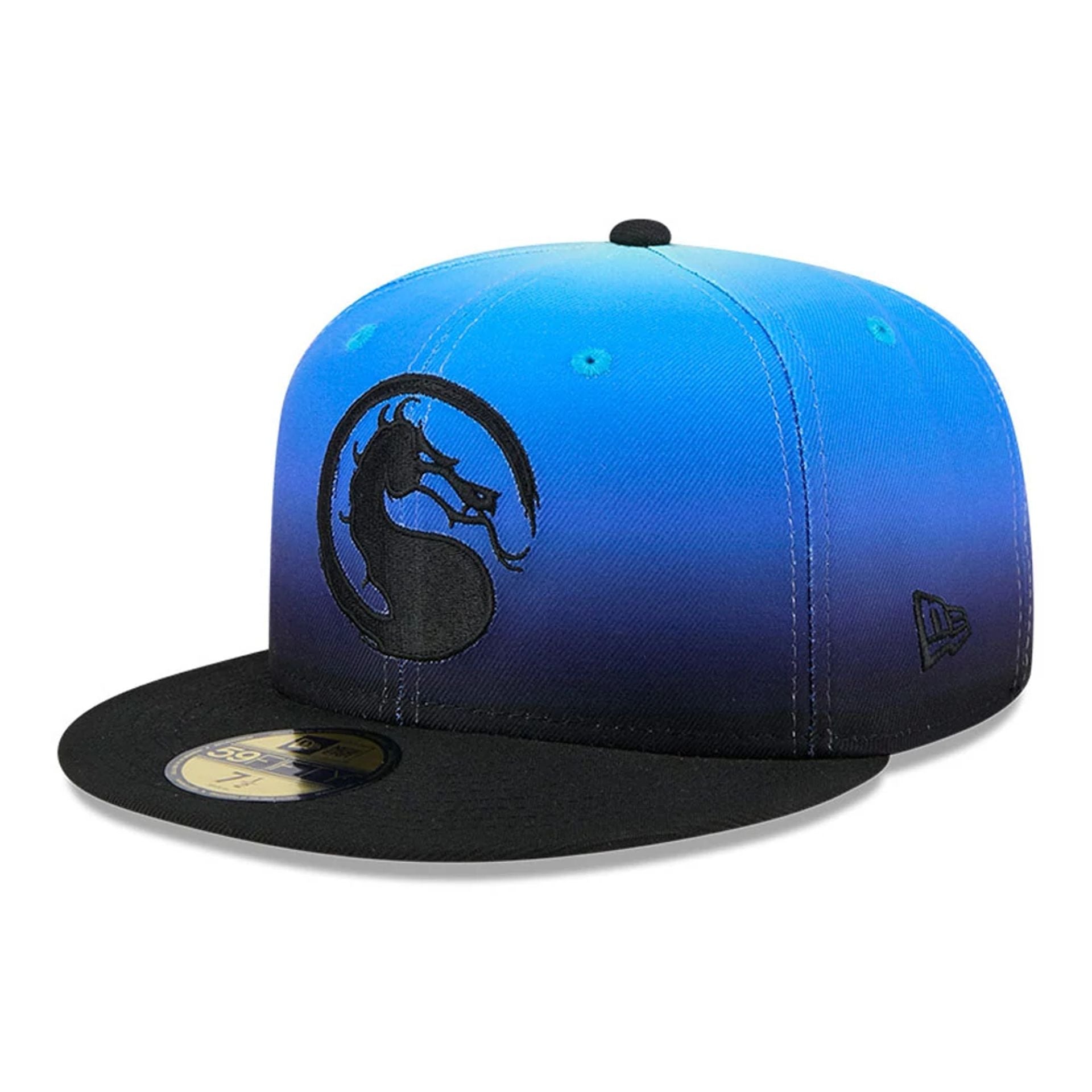 This is a Mortal Kombat Klassic Blue 59FIFTY Fitted Cap 1