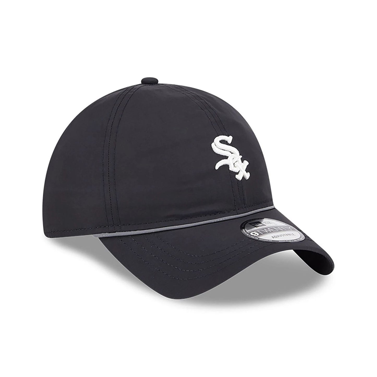 This is a Chicago White Sox Reflective Ripstop Black 9TWENTY Adjustable Cap 3