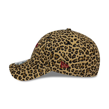 This is a New Era Womens Soho London Leopard All Over Print 9TWENTY Adjustable Cap 6