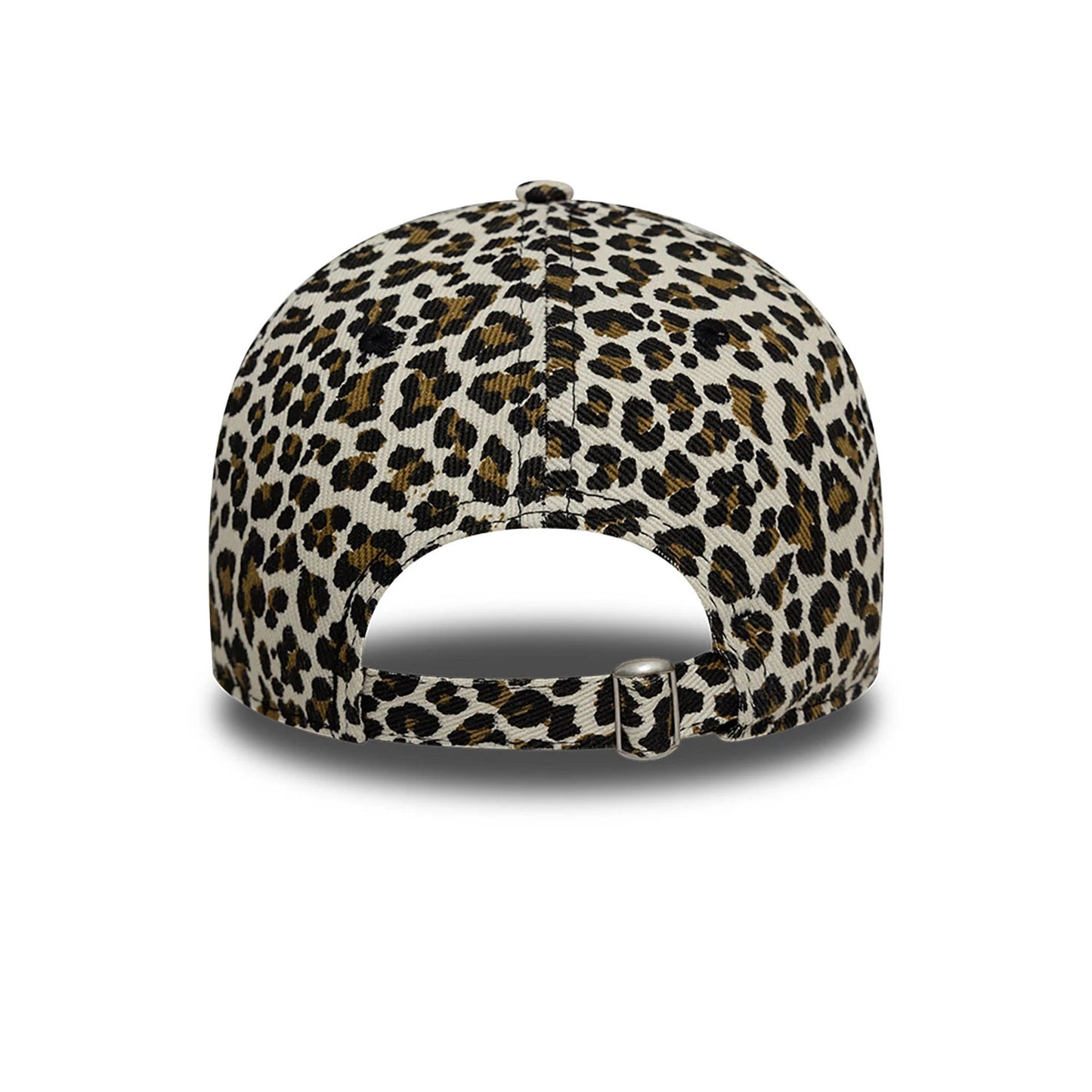 This is a New Era Womens Chelsea London Leopard All Over Print 9TWENTY Adjustable Cap 4