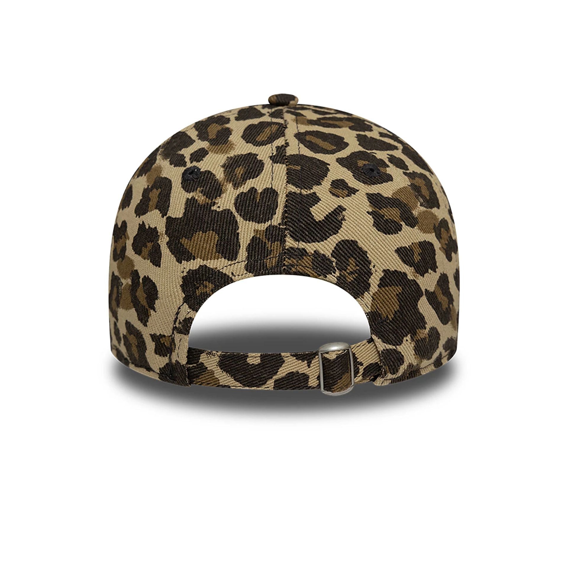 This is a New Era Womens Notting Hill London Leopard All Over Print 9TWENTY Adjustable Cap 4