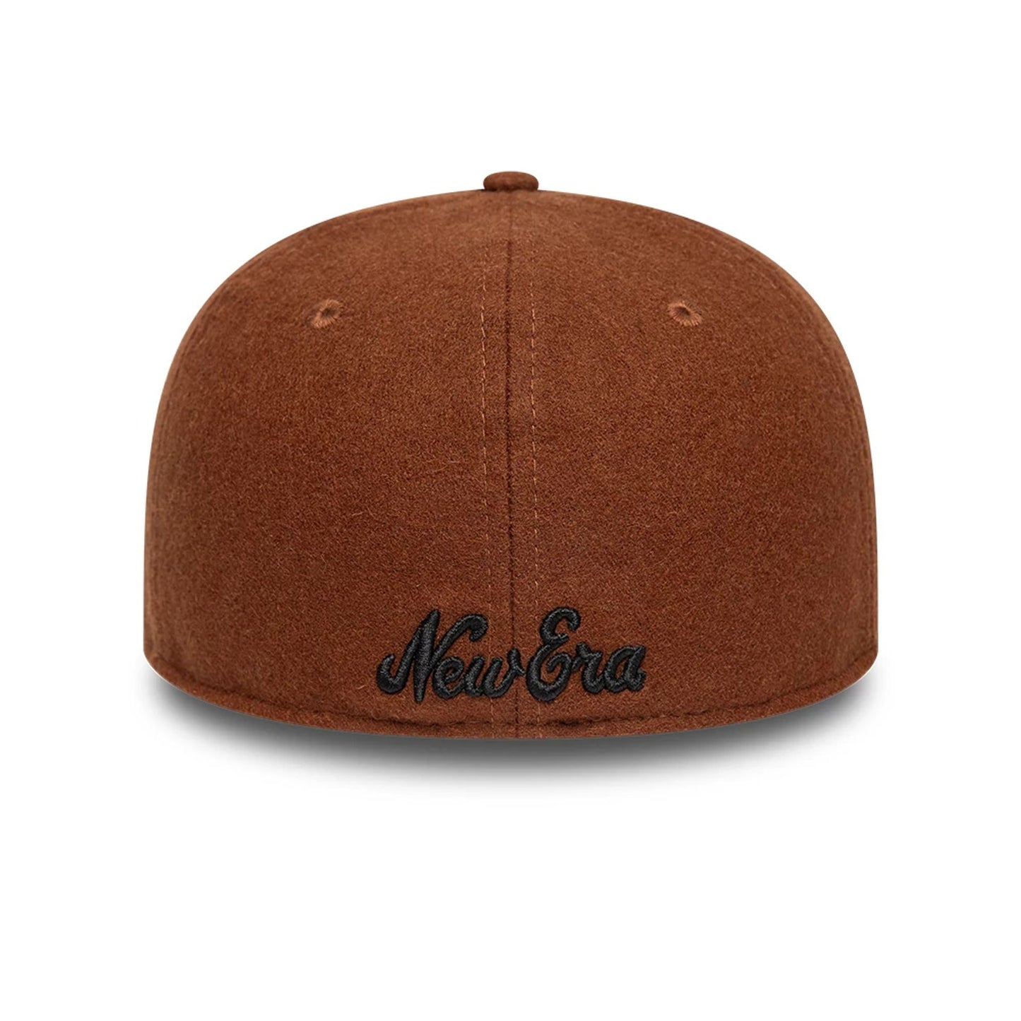 This is a New Era Melton Wool Brown Low Profile 59FIFTY Fitted Cap 2