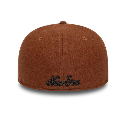 This is a New Era Melton Wool Brown Low Profile 59FIFTY Fitted Cap 2