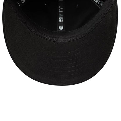 This is a New Era Melton Wool Black Low Profile 59FIFTY Fitted Cap 7